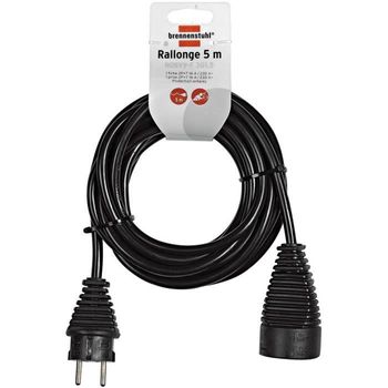 Cable alargador de 3 m 16a clavija y zócalo 3g1 mm² cable negro