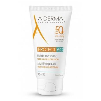 A-derma Protector Ac Matificante Líquido Spf 50 + 40 Ml
