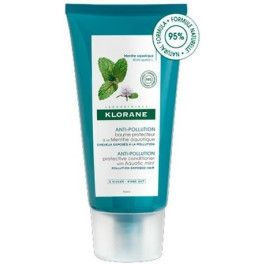 Klorane Anti-pollution Protective Conditioner Aquatic Mint 150 Ml Unisex