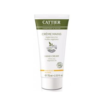 Crema De Manos Arcilla Blanca Cattier, 75ml