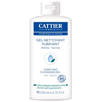 Gel Limpiador Purificante Con Tea Tree Cattier