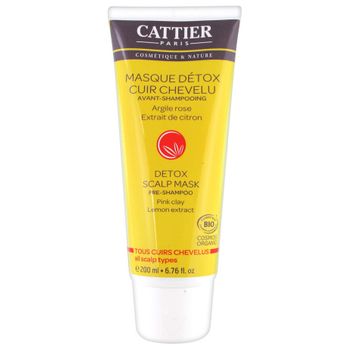 Cattier Mascarilla Detox Cuero Cabelludo 200 Ml