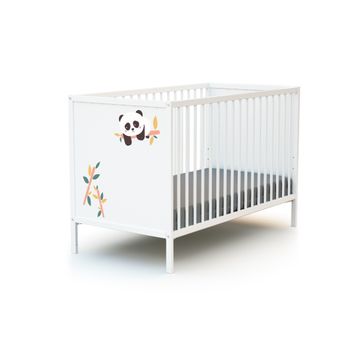 Cuna Panda En Madera Blanco 60 X 120 Cm - Webaby