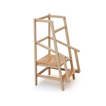 Torre De Observación/aprendizaje Para Niños Essentiel En Madera Haya Barnizada - At4