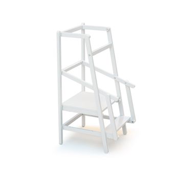 Torre De Observación/aprendizaje Para Niños Essentiel En Madera Blanco - At4