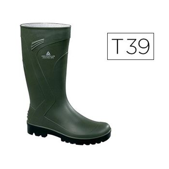 Bota Deltaplus De Seguridad Jouca Pvc Verde Suela De Tacos Talla 39