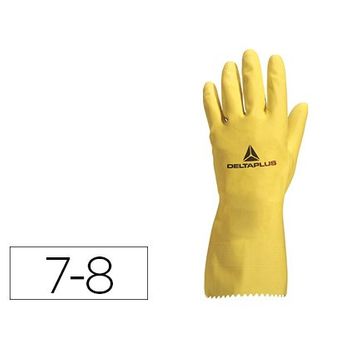 Guantes Deltaplus De Nitrilo Desechable Negro Caja De 100 Unidades Talla 7-8