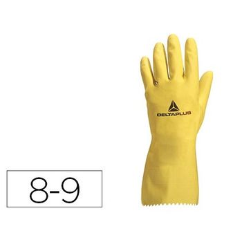 Guantes Deltaplus De Nitrilo Desechable Negro Caja De 100 Unidades Talla 8-9