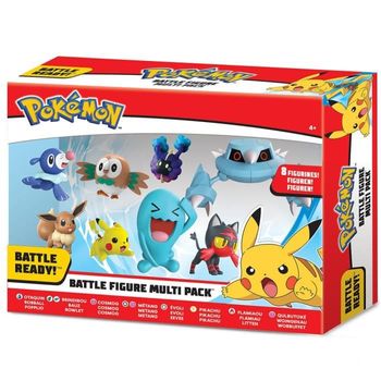 Pack de 8 figurines pokemon BAN80299 - Conforama