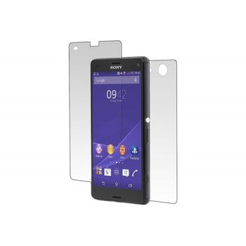 Protector Pantalla Doble Para Sony Xperia Z3 Mini Compact Delantero Y Trasero Cristal