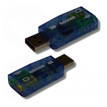 Adaptador Tarjeta De Sonido Usb 2.0 Audio Sound Card 5.1 Para Pc Mini Jack  3,5mm con Ofertas en Carrefour