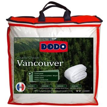 Dodo Edredón Cálido 400gr / M² Vancouver 240x260 Cm Blanco