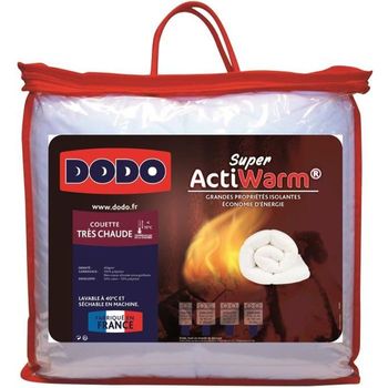 Edredón Muy Caliente 450g / M² Super Actiwarm 240x260 Cm Blanco Dodo