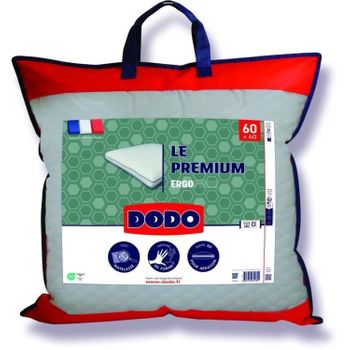 Almohada Le Premium - 60 X 60 Cm - Espuma Viscoelástica - Funda Desenf