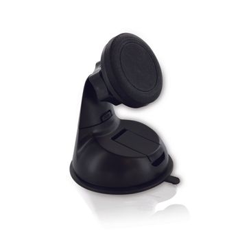 Soporte Smartphone Coche, Pinza Sujeción Rejilla Ventilación, Setty - Negro