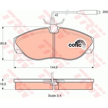 Pastilla De Freno Gdb1105