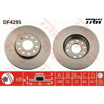 2 Discos De Freno Df4295