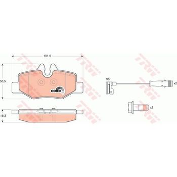 4 De Freno Plqtte + Tu Gdb1601