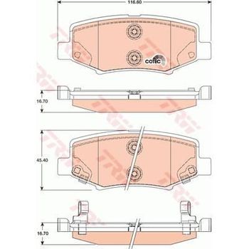 Pastilla De Freno Gdb4145