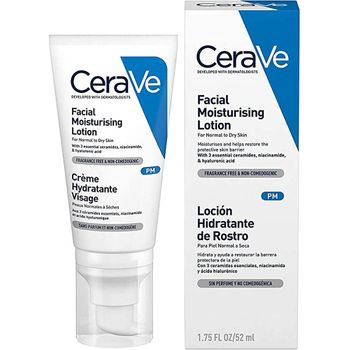 Loción Facial Hidratante Cerave Pm (52 Ml)