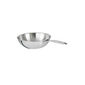 Cristel - Wok De Acero Inoxidable Castel Pro De Cristel 20 Cm