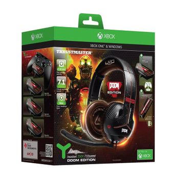 Auriculares Y-350x 7.1 Doom Edition - Xboxbone / Pc / Surfac