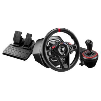 Thrustmaster T128 Shifter Pack Nero Usb Sterzo + Pedali Analogico Pc, Xbox