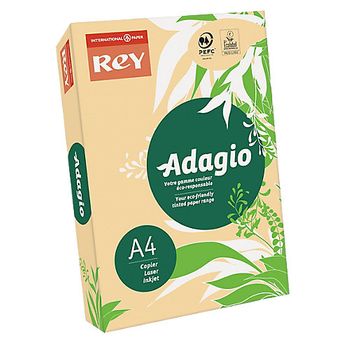 Papel De Colores Rey Adagio A4 80 G/m² Salmón 500 Hojas