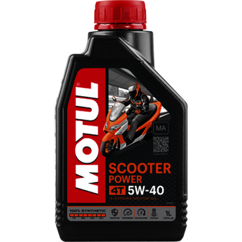 Motul Aceite Para Moto Scooter Power 4t 5w40 Ma 1 Litro