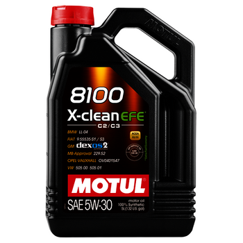 Motul Aceite 8100 X-clean Efe C2/c3 5w30 5 Litros