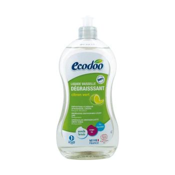 Lavavajillas Desengrasante De Limón Verde Ecodoo 500 Ml