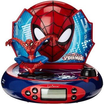 Spiderman - Radio Reloj Despertador Con Proyecciones Lexibook