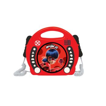 Lector Cd Portátil Con 2 Micrófonos - Ladybug