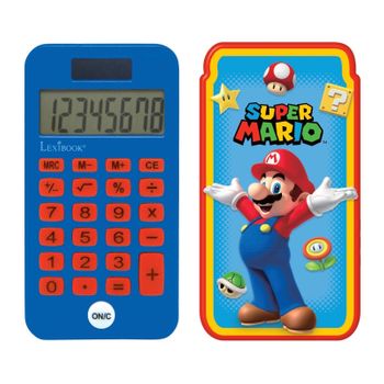 Calculadora De Bolsillo Con Tapa Super Mario