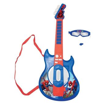 Guitarra Electrónica Luminosa Spider-man Lexibook