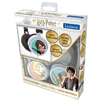 Auriculares Estéreo Con Cable Harry Potter Plegables Lexibook