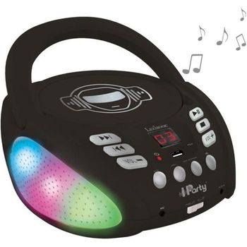 Reproductor De Cd Iparty Bluetooth Light - Usb Lexibook