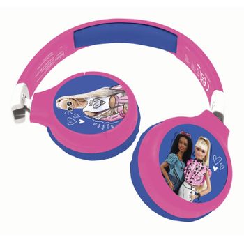 Auriculares Plegables Barbie 2 En 1, Con Bluetooth® Y Con Cable