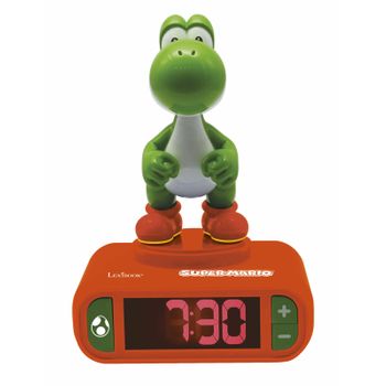 Despertador Digital 3d Y Efectos Sonoros - Nintendo Yoshi