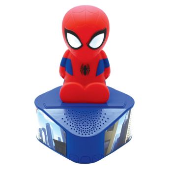 Altavoz Bluetooth Con Figura Luminosa De Spider-man