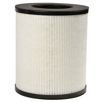 Purificador de aire con filtro HEPA 3 capas HOMCOM 30x17x53 cm blanco