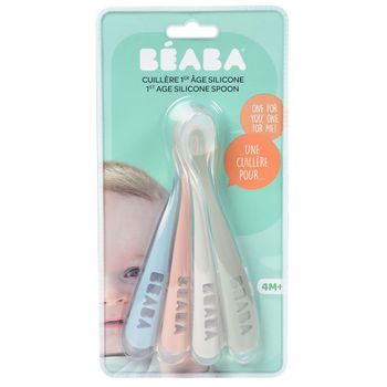 Comprar Vajilla Para Bebe Beaba Silicona Eucalyptus