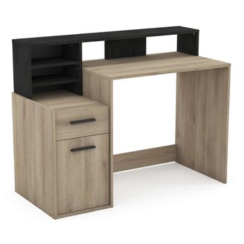 Mesa Escritorio Nexus Color Blanco 2 Puertos Usb Oficina Despacho Estudio  Moderno Mueble 76x135x60 Cm con Ofertas en Carrefour