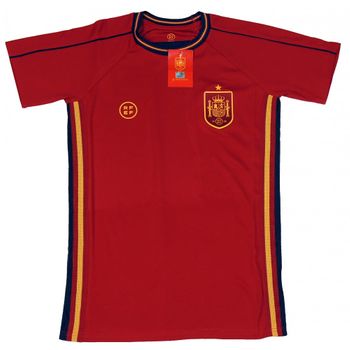 Camiseta Fútbol  Sin Dorsal Adulto  España. Producto Oficial De España Mundial Catar 2022