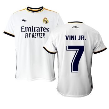 Camiseta Vini Jr. Real Madrid Producto Oficial Licenciado-réplica Oficial  23-24