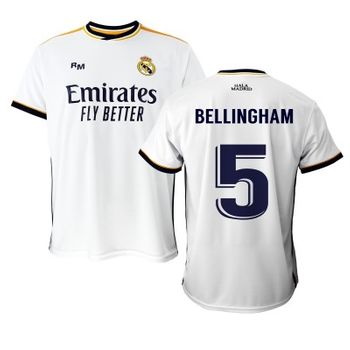 Réplica Oficial Real Madrid 1ª equipación Talla S Color Blanco Dorsal Real  Madrid Sin nombre