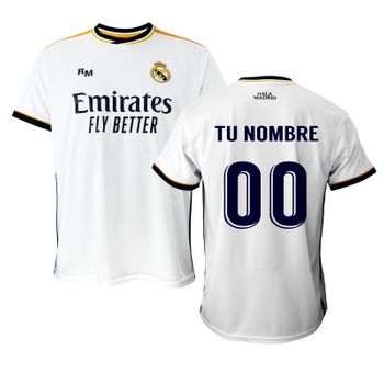 Camiseta Personalizable Real Madrid Producto Oficial Licenciado-réplica Oficial  23