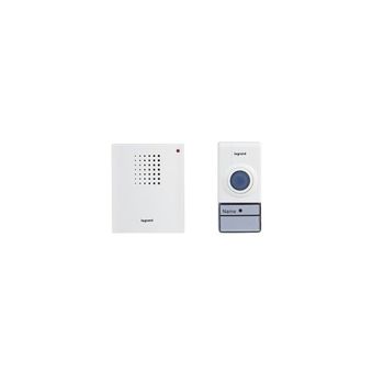 BeMatik - Timbre inalambrico para puerta con 36 melodías y ajuste de  volumen de 80 dB con pila, pulsador para exterior IP44