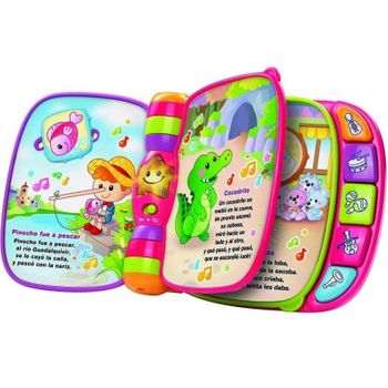 Primeras Canciones Rosa Libro Interactivo para bebes