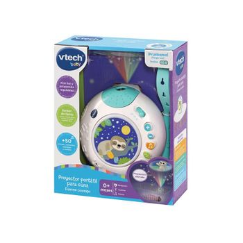 Vtech Duerme Conmigo, Proyector Portátil Para Cuna, Juguete Para Bebés +0 Meses, Versión Esp, Color Azul (3480-540322)